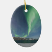 ノルウェーのノーザンライト セラミックオーナメント (裏面)
