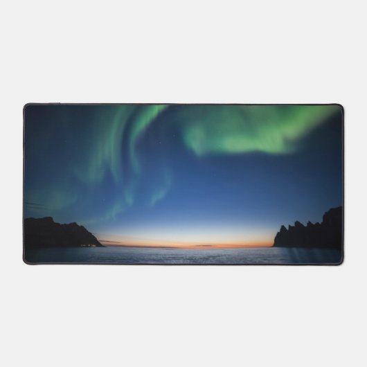 ノルウェーのノーザンライト デスクマット (正面)