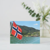 ノルウェーのハガキにカーフェリー ポストカード (スタンド正面)