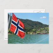 ノルウェーのハガキにカーフェリー ポストカード (正面/裏面)