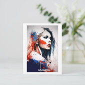 ノルウェーのハガキ – ポートレート – 女性の世界 ポストカード (スタンド正面)