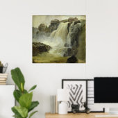 ノルウェーのハグフォス, 1827 ポスター (ホームオフィス)