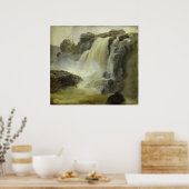 ノルウェーのハグフォス, 1827 ポスター (キッチン)