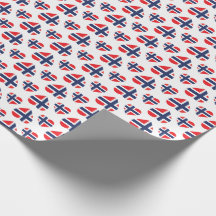 ノルウェーのハートの形の旗