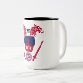 ノルウェーのバイキング ツートーンマグカップ (正面右)