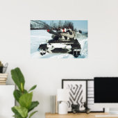 ノルウェーのヒョウ1の主戦闘戦車 ポスター (ホームオフィス)