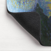 ノルウェーのフィヨルドが夕日に近づく マウスパッド (コーナー)