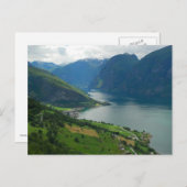 ノルウェーのフィヨルドのポストカード ポストカード (正面/裏面)