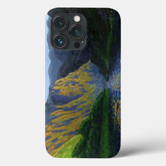 ノルウェーのフィヨルドの日の入り Case-Mate iPhoneケース (裏面)