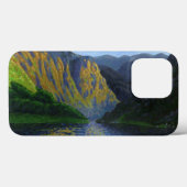 ノルウェーのフィヨルドの日の入り Case-Mate iPhoneケース (裏面 (横))
