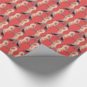 ノルウェーのフィヨルドの馬の包装紙の養育 ラッピングペーパー (角)