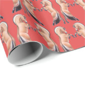 ノルウェーのフィヨルドの馬の包装紙の養育 ラッピングペーパー (ロールコーナー)