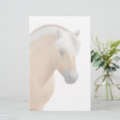 ノルウェーのフィヨルドの馬の文房具 便箋 (スタンド正面)