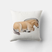 ノルウェーのフィヨルドの馬の枕 クッション (裏面)