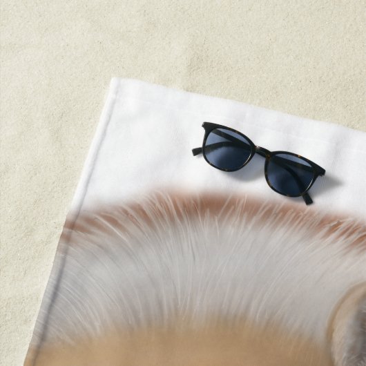 ノルウェーのフィヨルドの馬の芸術のビーチタオル ビーチタオル (インサイチュ)