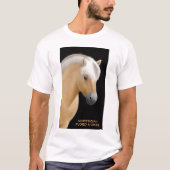 ノルウェーのフィヨルドの馬のTシャツ Tシャツ (正面)