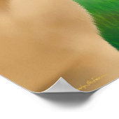 ノルウェーのフィヨルドウズアットドーンプリント ポスター (角)