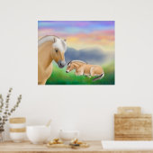 ノルウェーのフィヨルドウズアットドーンプリント ポスター (キッチン)