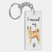 ノルウェーのブフンドを救出 キーホルダー (正面左)