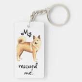 ノルウェーのブフンドを救出 キーホルダー (裏面)