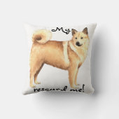 ノルウェーのブフンドを救出 クッション (裏面)