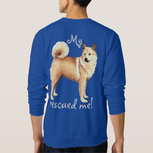 ノルウェーのブフンドを救出 スウェットシャツ (裏面)