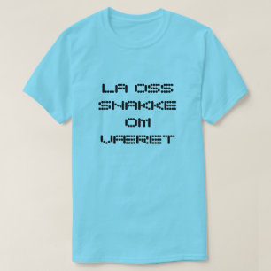 ノルウェーのブルーの天気について話そう Tシャツ