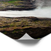 ノルウェーのポスターのVoringsfossen滝 ポスター (角)