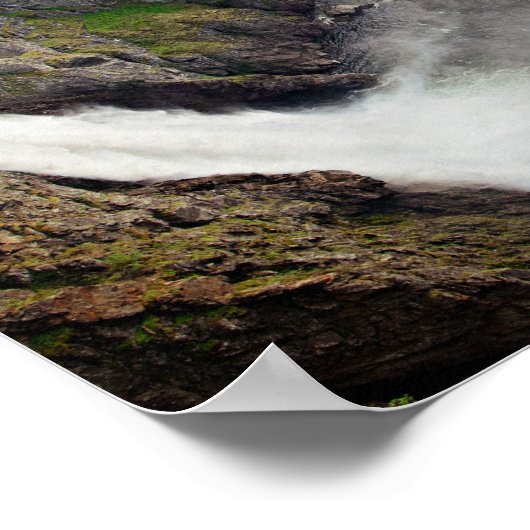 ノルウェーのポスターのVoringsfossen滝 ポスター (角)