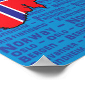 ノルウェーのポスター ポスター (角)