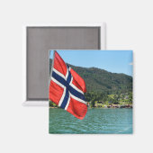 ノルウェーのマグネットでカーフェリー マグネット (正面/裏面)