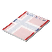 ノルウェーのマザーボードテーマ ノートパッド (回転)