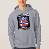 ノルウェーのミネソタン系アメリカ人 パーカ (正面)