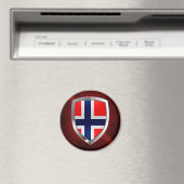 ノルウェーのメタリックエンブレム マグネット (インサイチュ (食洗機))