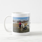 ノルウェーのラプランドのSamiの解決 コーヒーマグカップ (左)