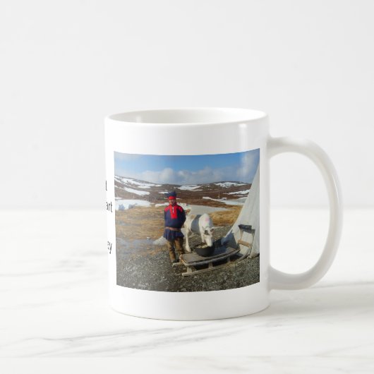 ノルウェーのラプランドのSamiの解決 コーヒーマグカップ (右)