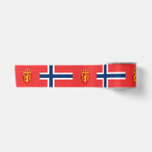 ノルウェーのリボン、エンブレム、愛国的、ノルウェーの旗 サテンリボン (正面)