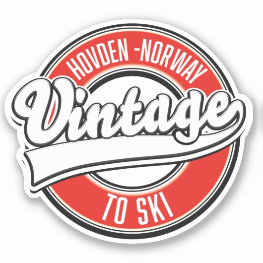 ノルウェーのロゴ シール (正面)