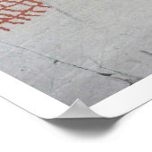 ノルウェーのロックアルタフィヨルド ポスター (角)