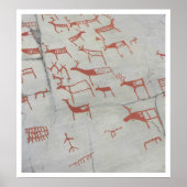 ノルウェーのロックアルタフィヨルド ポスター (正面)