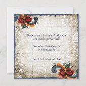 ノルウェーのローズマリングカスタム 保存日 セーブザデート (裏面)