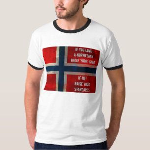 ノルウェーのワイシャツかフード付きスウェットシャツを愛して下さい Tシャツ