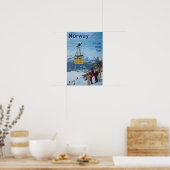 ノルウェーのヴィンテージ旅行 ポスター (キッチン)