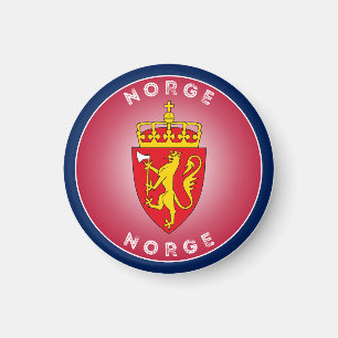 ノルウェーの伝統エンブレム マグネット