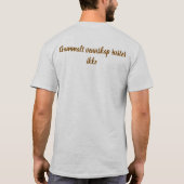 ノルウェーの伝統 - Gammalt vennskap ruster ikke Tシャツ (裏面)