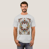 ノルウェーの伝統 - Gammalt vennskap ruster ikke Tシャツ (正面フル)
