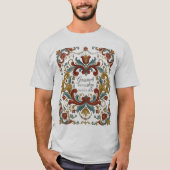 ノルウェーの伝統 - Gammalt vennskap ruster ikke Tシャツ (正面)