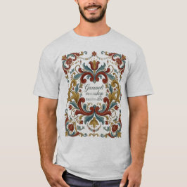 ノルウェーの伝統 - Gammalt vennskap ruster ikke Tシャツ
