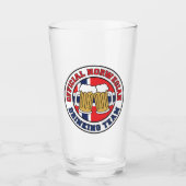 ノルウェーの公式ドリンクチーム タンブラーグラス (正面)