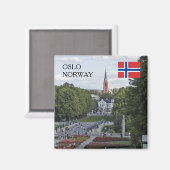 ノルウェーの写真旅行の土産を作成する マグネット (正面/裏面)
